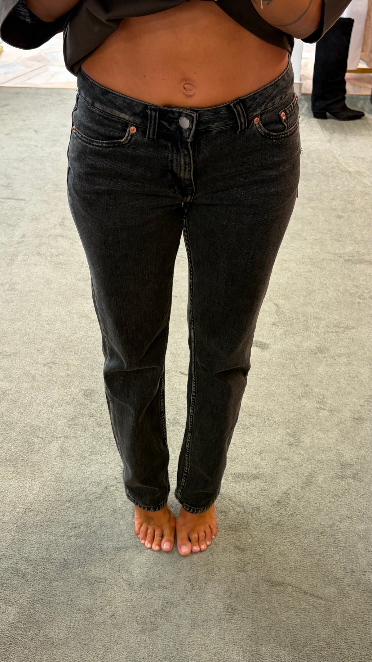 Jeans straw Dr.Denim slim black stonewashed