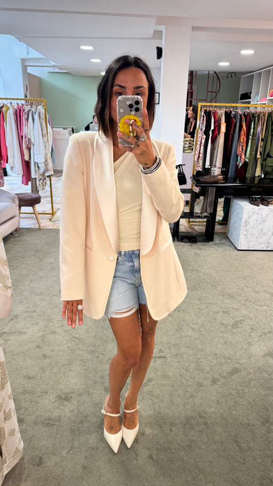 Blazer avorio smoking Actualee