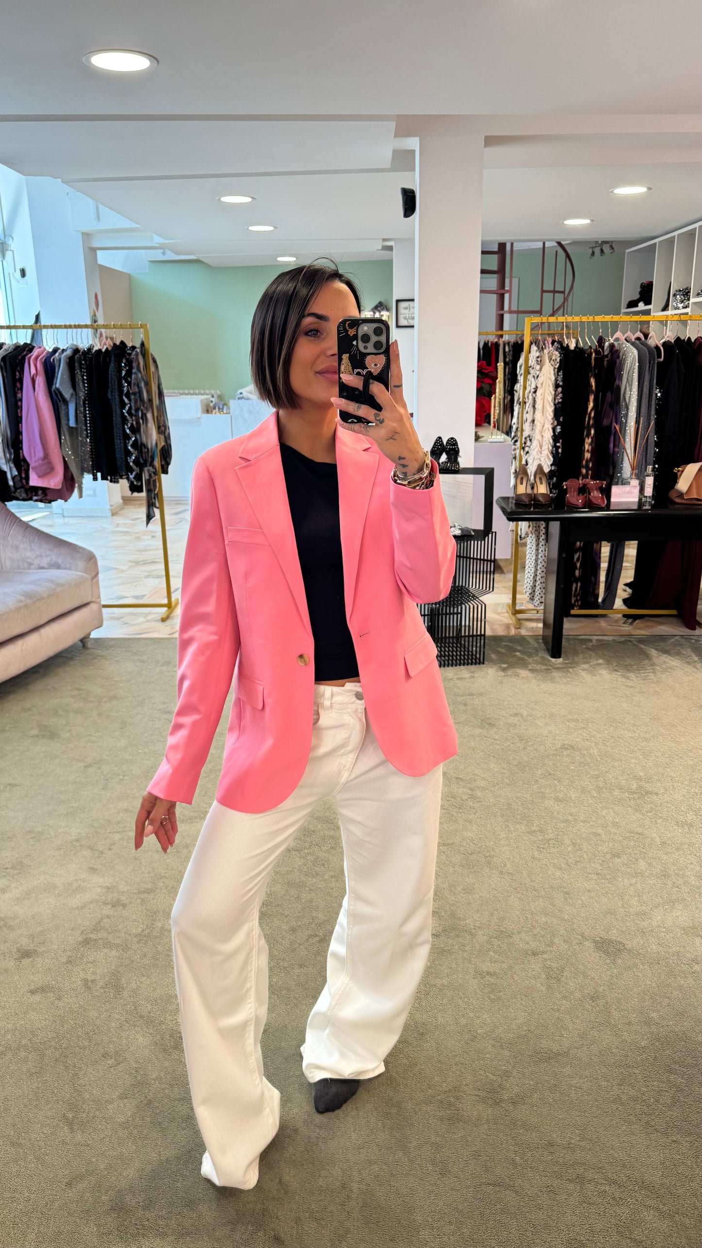Pantaloni rosa jx