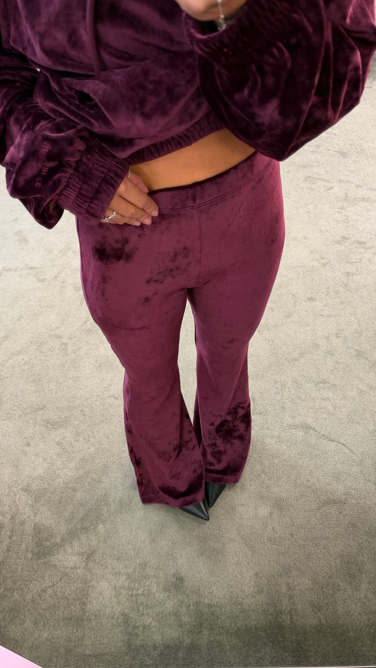 Pantaloni in ciniglia flare Hinnominate