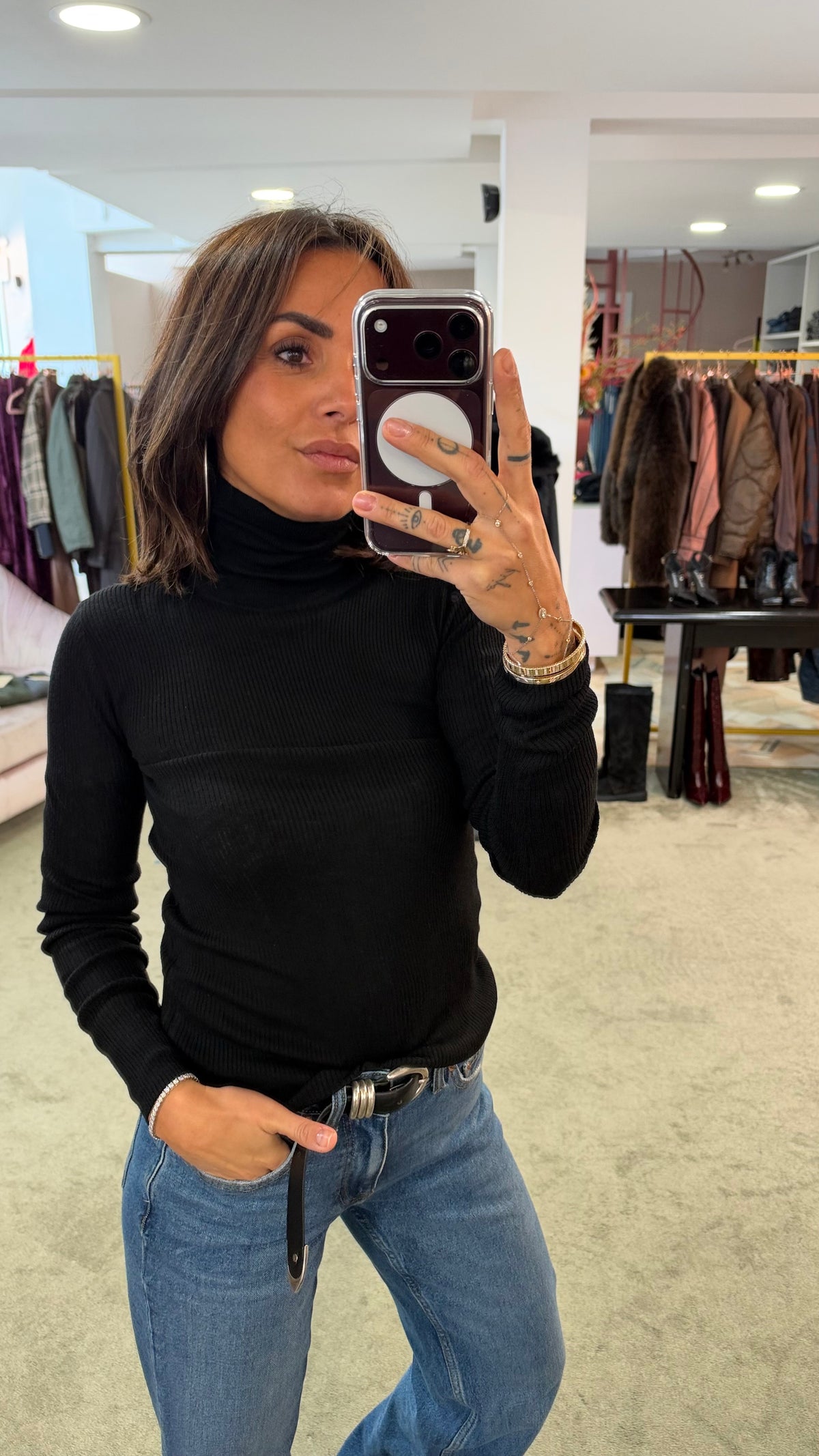 Dolcevita costine misto lana tk