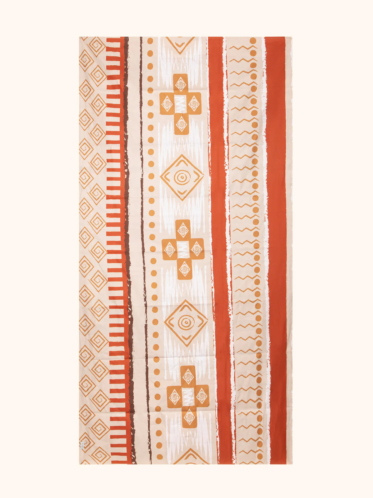 Telo mare fantasia arancio reversibile Me Fui