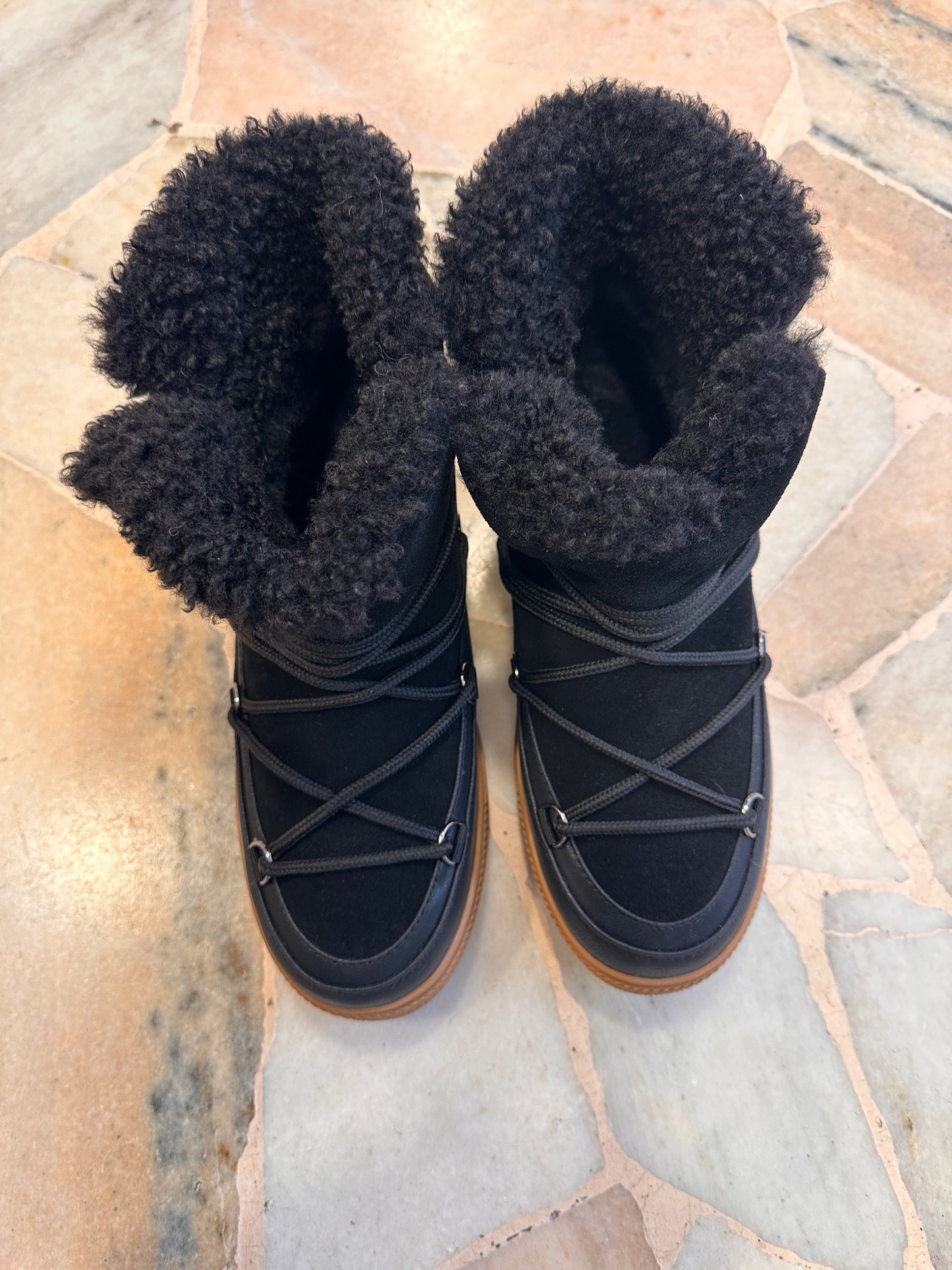 Scarponcino teddy nero