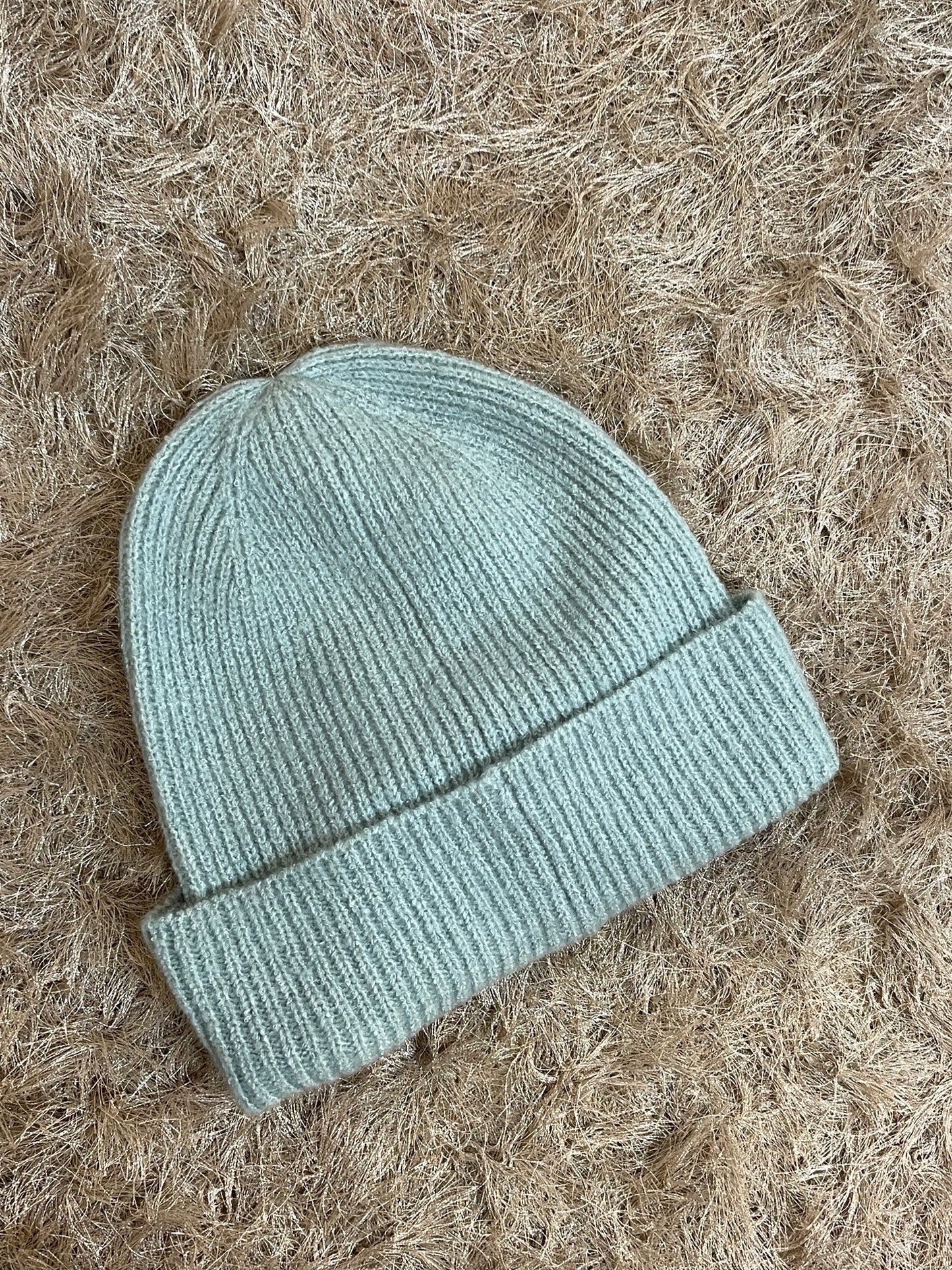Beanie hat verde acqua