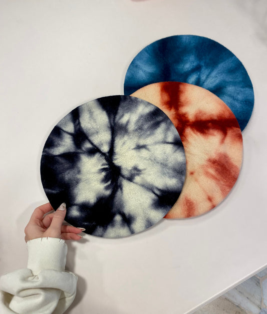 Cappello basco tie-dye