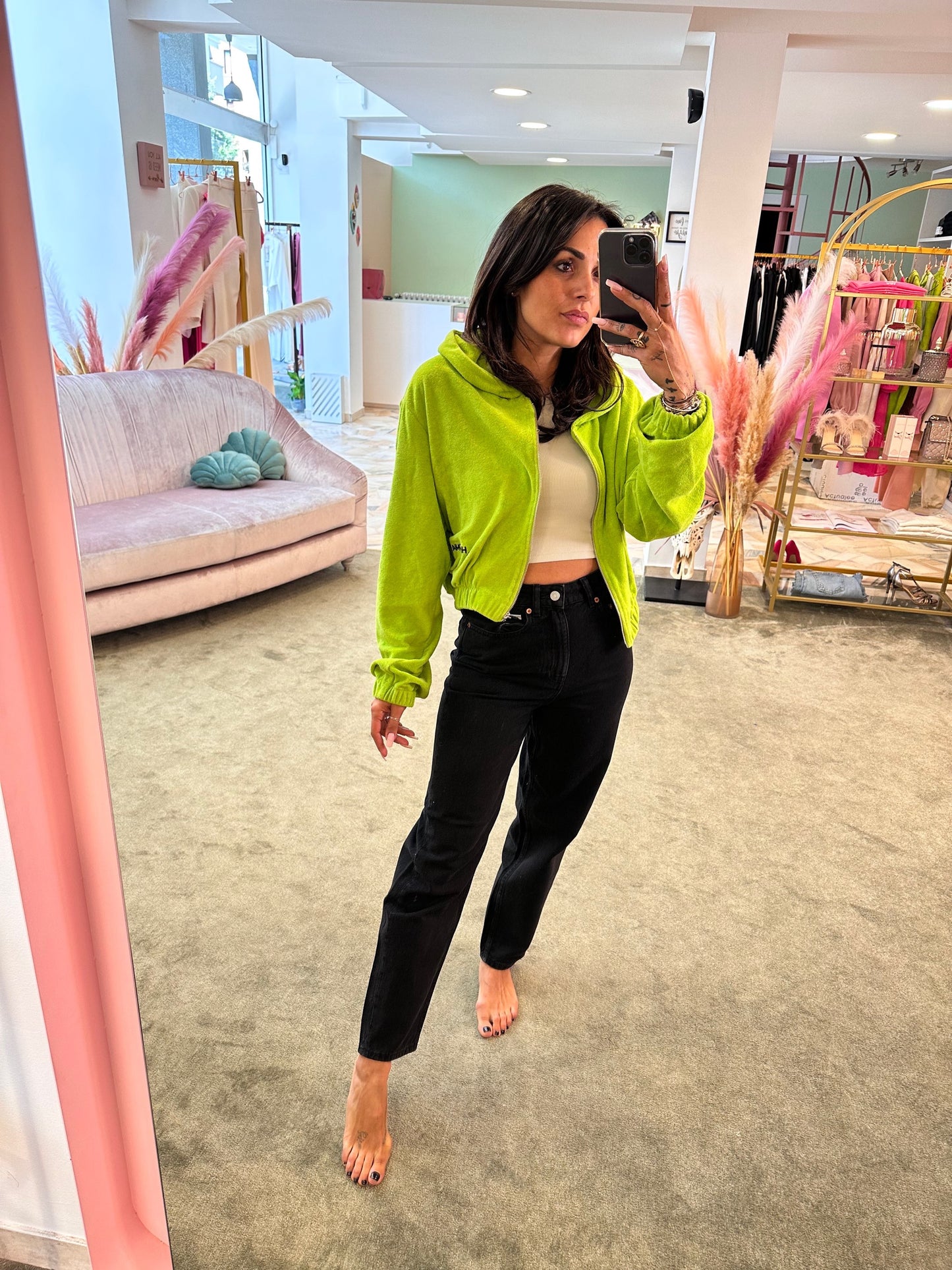 Jeans mom black